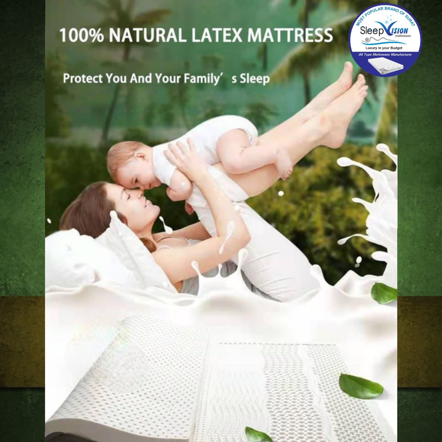 Natural L4 Plus Lq(Latex Quilt) - De Matrez