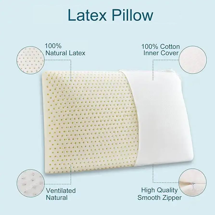 Latex Pillow (Natural Latex) - De Matrez