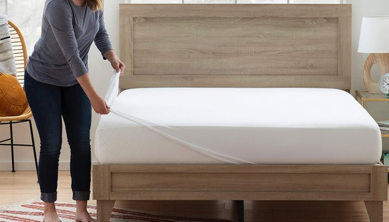 Brown Water - Resistant Mattress Protector - De Matrez