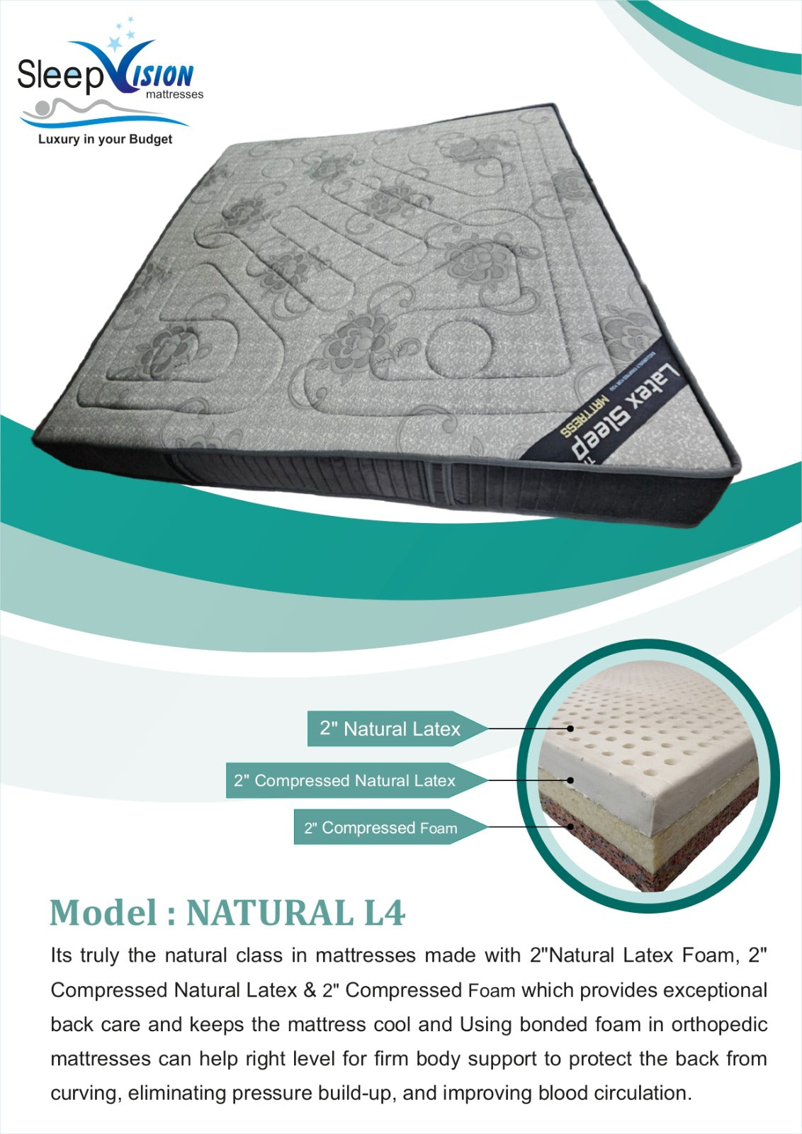 Natural L4 Plus Lq(Latex Quilt)