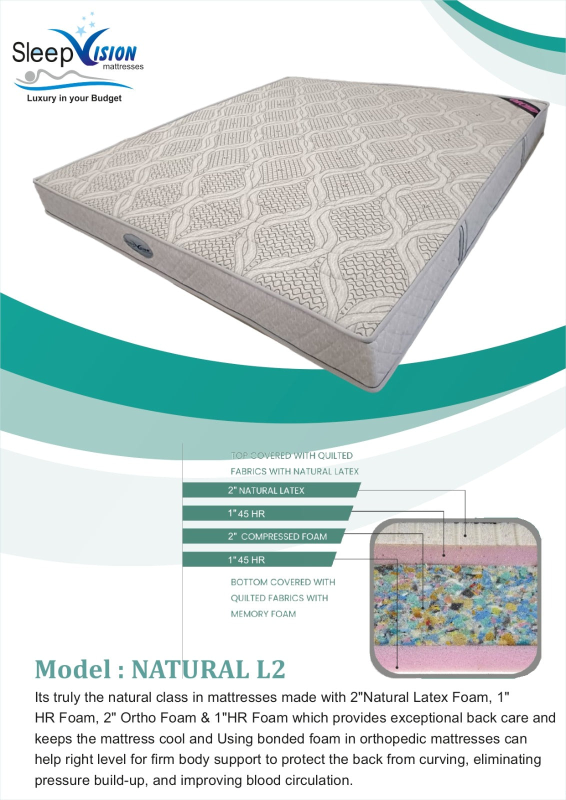 Natural L2 Plus Lq(Latex Quilt)